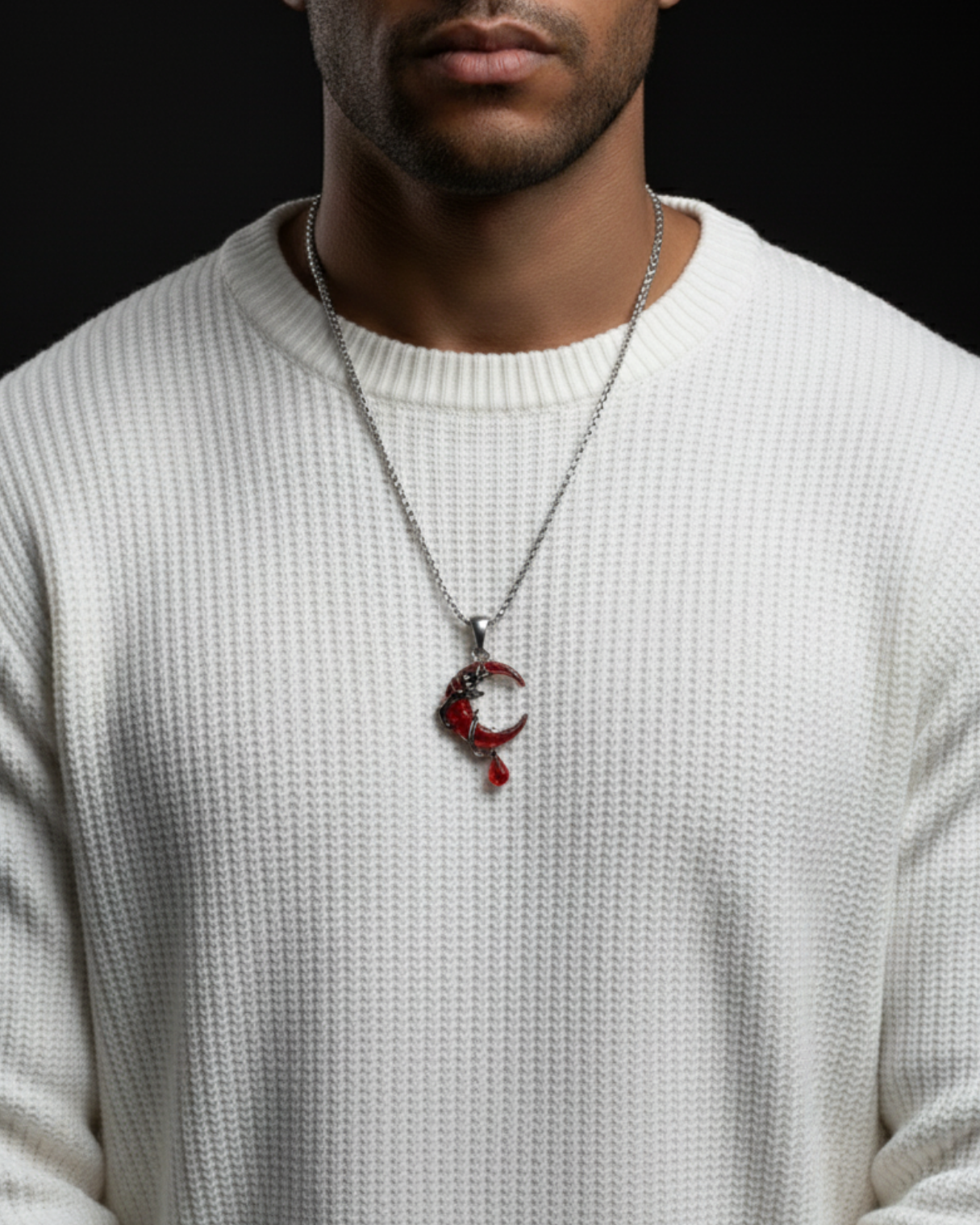 Weeping Moon Pendant
