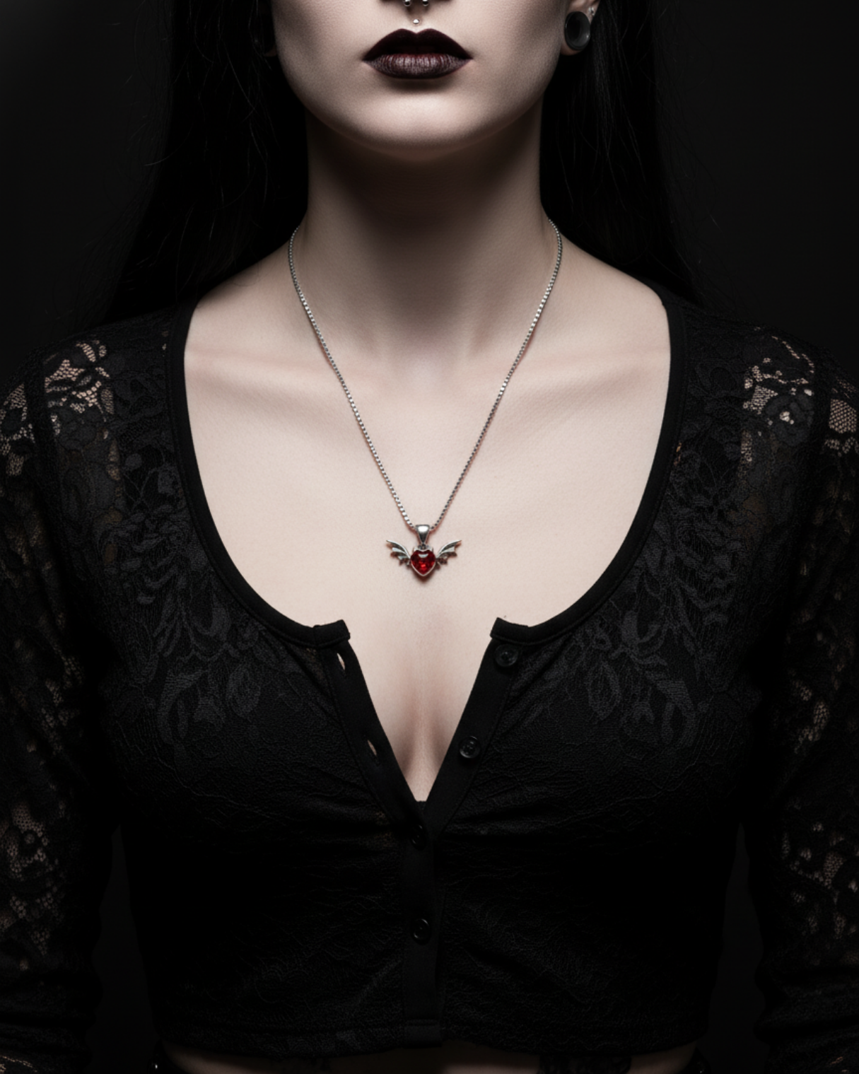 Reddevil Heart Pendant