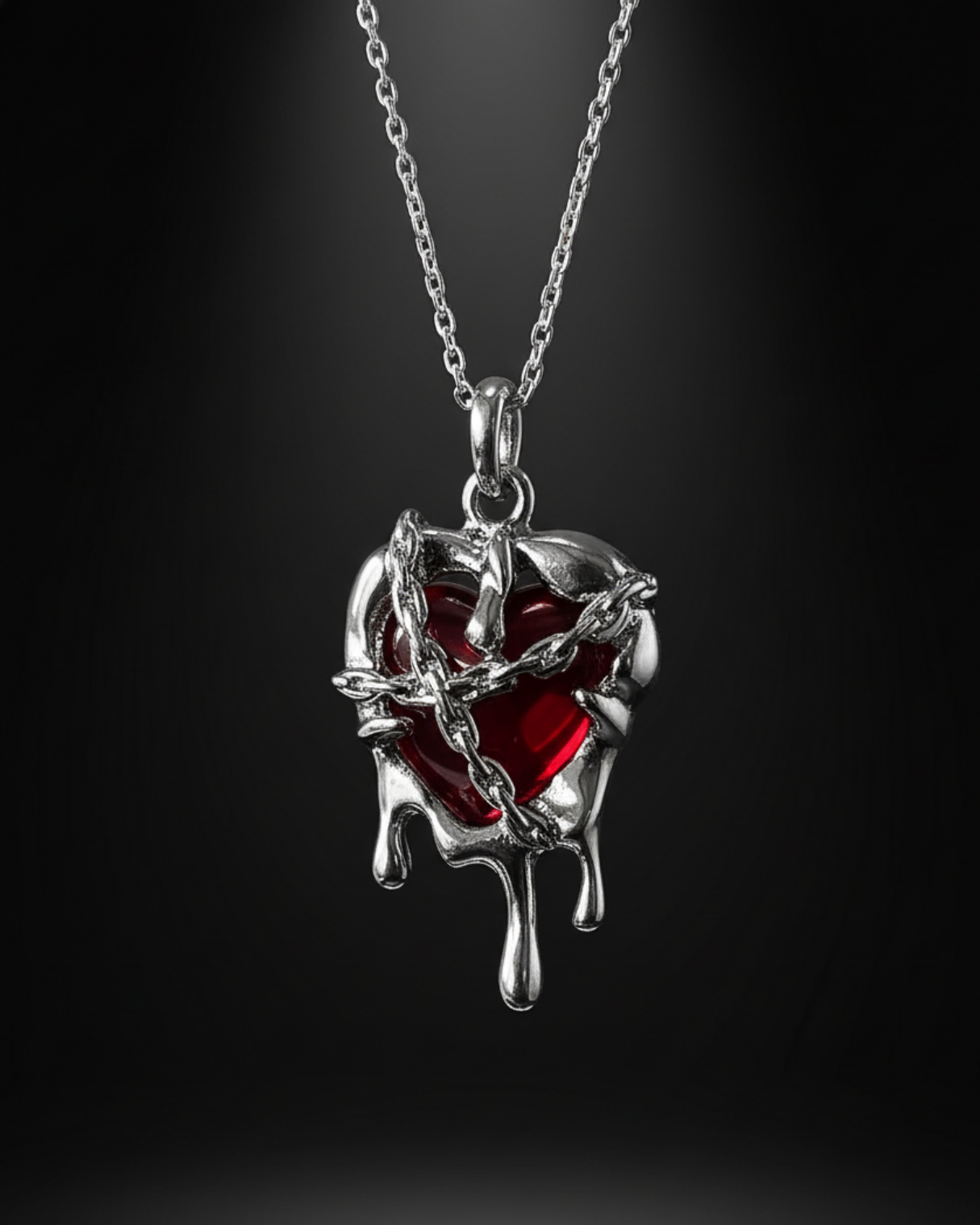Blooddrip Heart Pendant