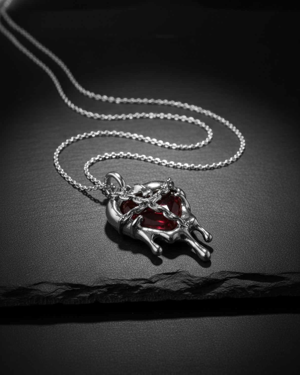 Blooddrip Heart Pendant