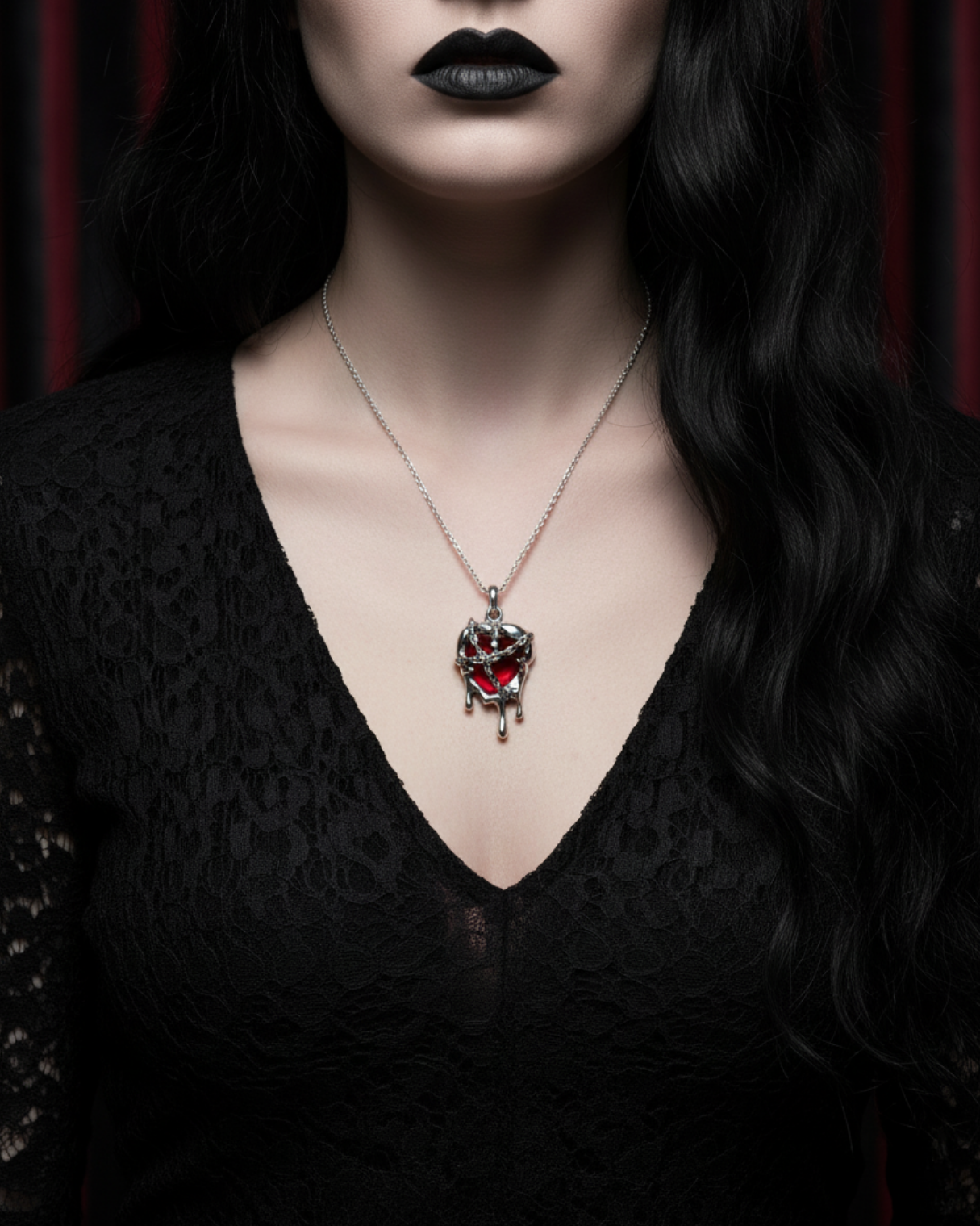 Blooddrip Heart Pendant