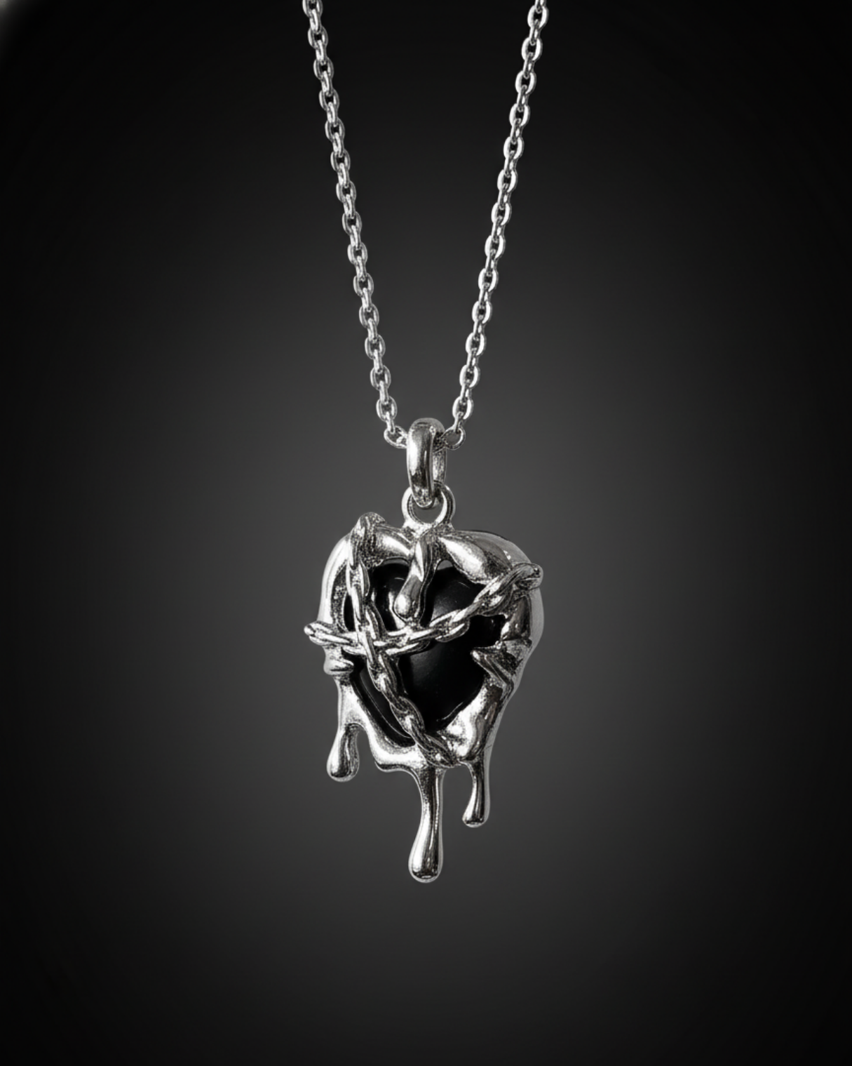Shadow Heart Pendant