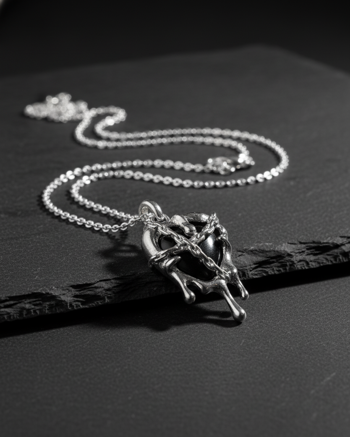 Shadow Heart Pendant
