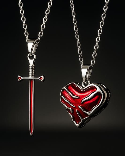 Fatal Devotion Twin Pendant