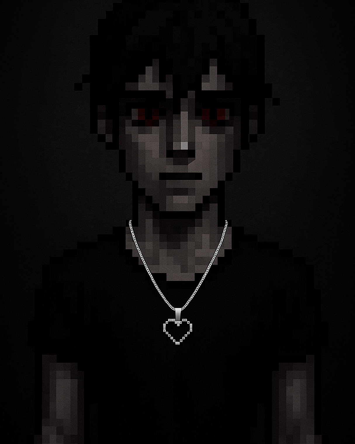 Minecraft Black Pendant