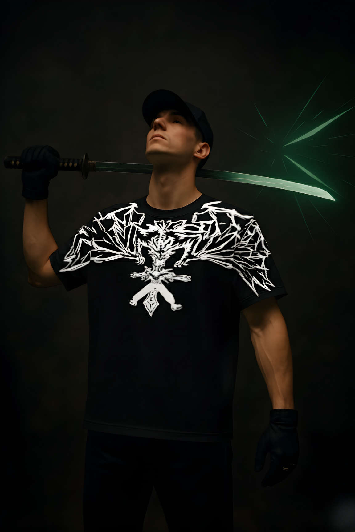 King of Hell - Zoro Black Oversized T-Shirt