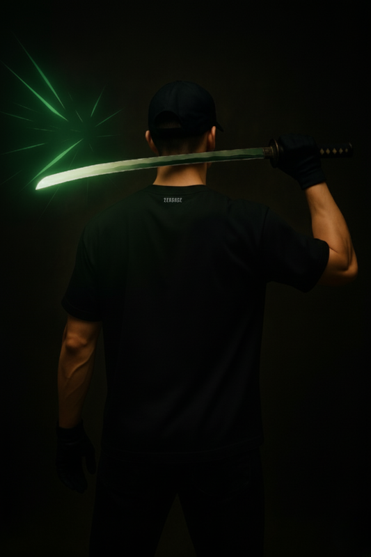 King of Hell - Zoro Black Oversized T-Shirt