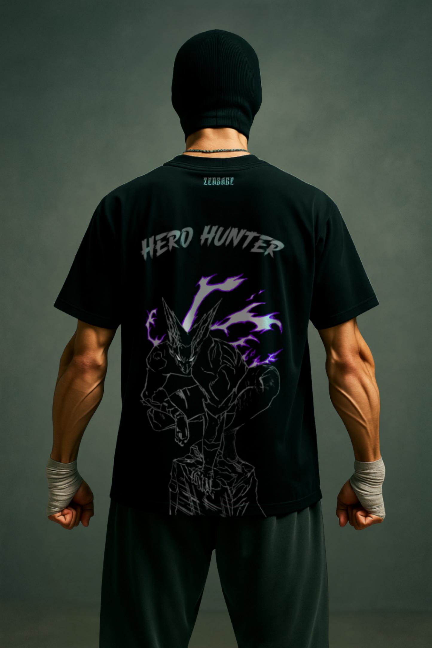 Hero Hunter - Garou Anime Oversized T-Shirt
