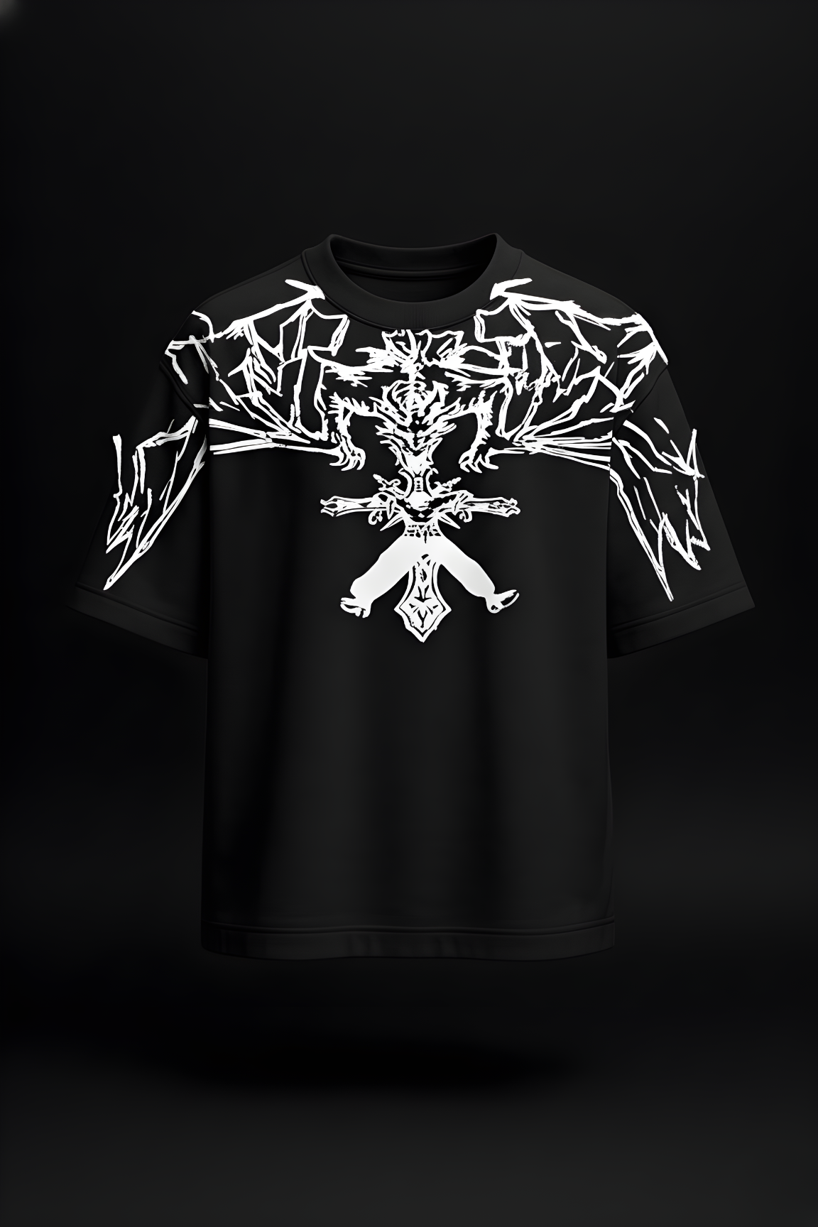 King of Hell - Zoro Black Oversized T-Shirt