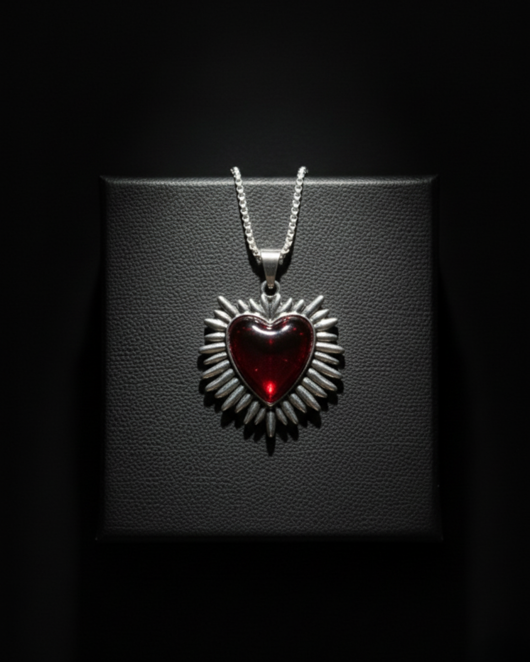 Flaming Heart Pendant