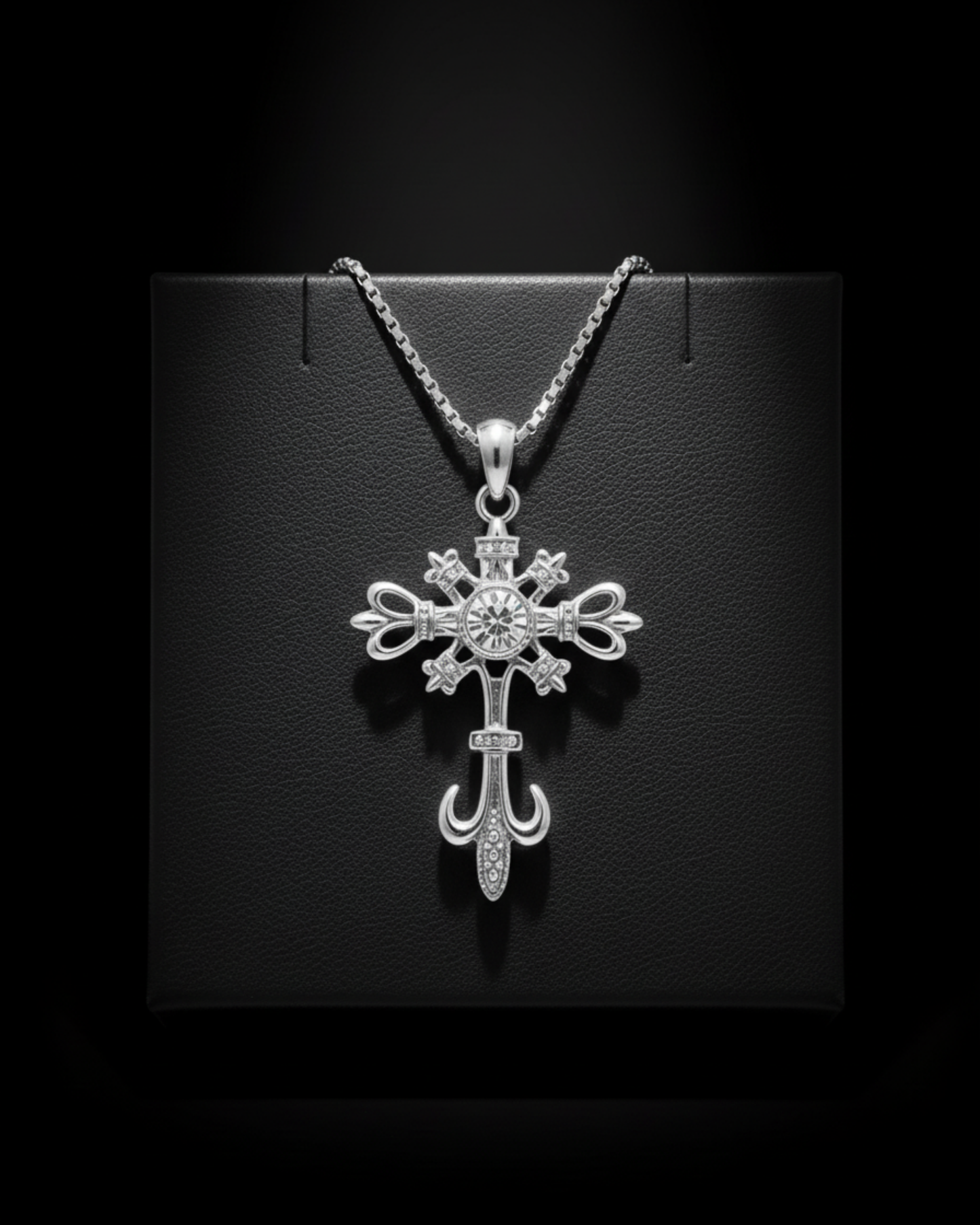 Crownspire Cross Pendant