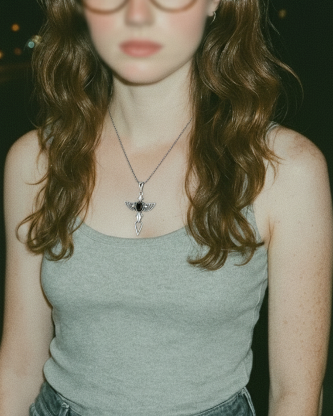 Nightwing Cross Pendant