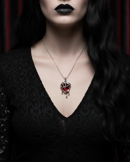 Blooddrip Heart Pendant