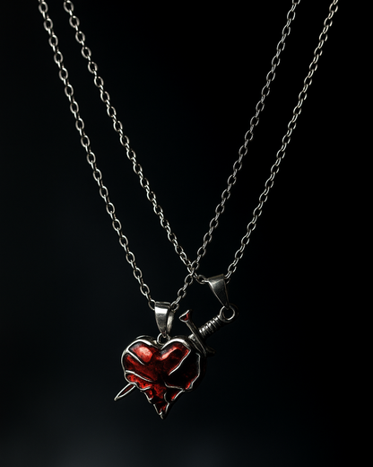 Fatal Devotion Twin Pendant