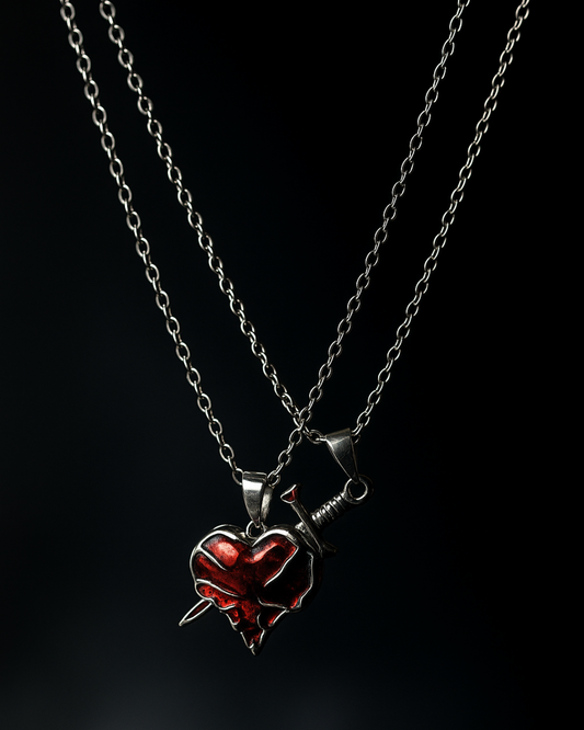 Fatal Devotion Twin Pendant