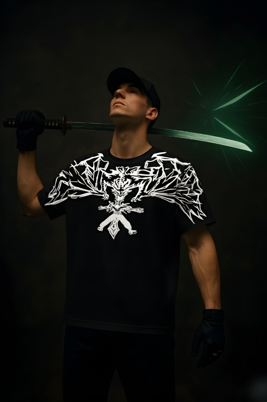 King of Hell - Zoro Black Oversized T-Shirt
