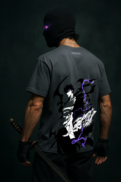 Shadow Monarch - Sung Jin-Woo Oversized T-Shirt