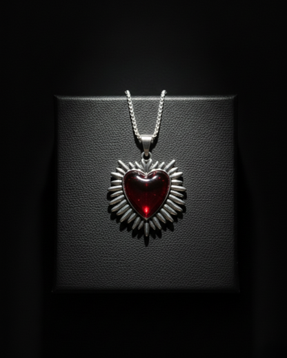 Flaming Heart Pendant
