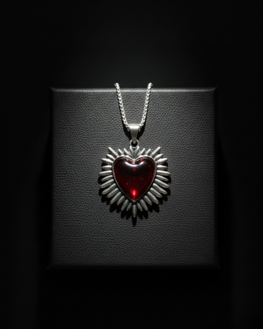 Flaming Heart Pendant