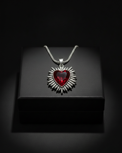 Flaming Heart Pendant