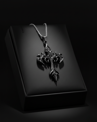 Gothic Venomspire Cross Pendant