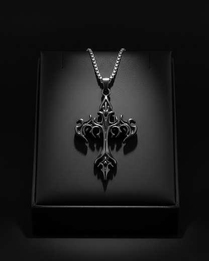 Gothic Venomspire Cross Pendant