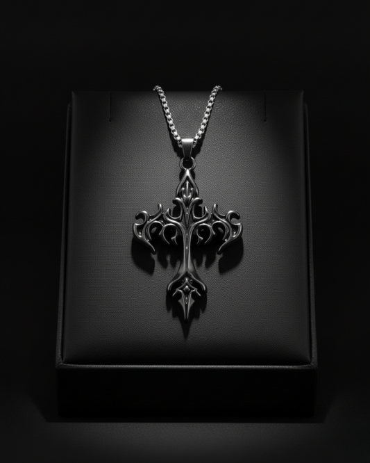 Gothic Venomspire Cross Pendant