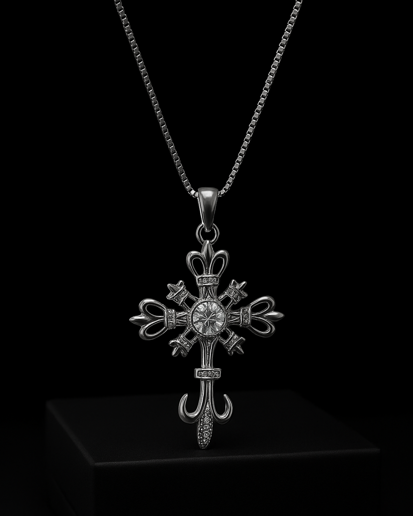 Crownspire Cross Pendant