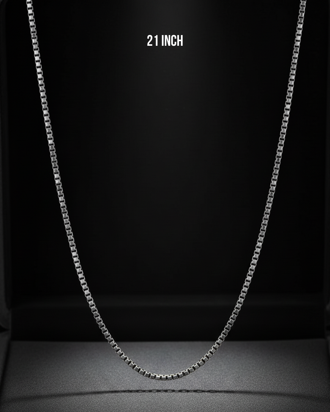 Veritas Serpent Pendant on a black background with '21 Inch' text.