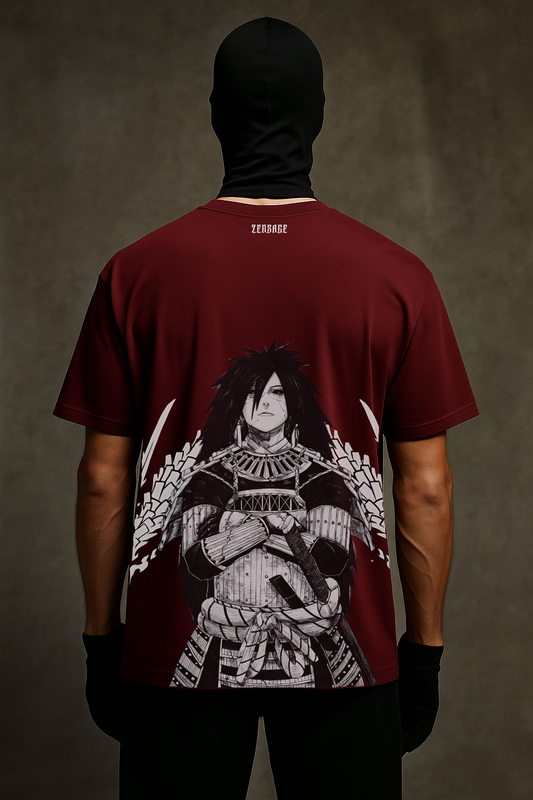 Madara Uchiha Red Oversized T-Shirt